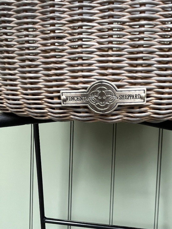 Image 1 of 2x sgabelli da bar Vincent Sheppard grigio lavato