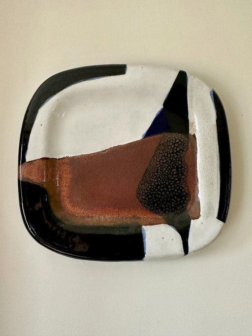 JACQUES POUCHAIN TABLEAU CERAMIQUE VINTAGE