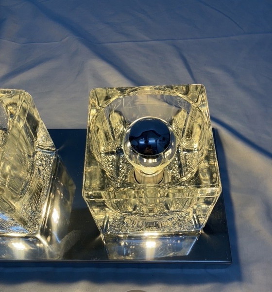 Image 1 of Applique ou plafonnier « Ice Cube » de Peill & Putzler, années 1970