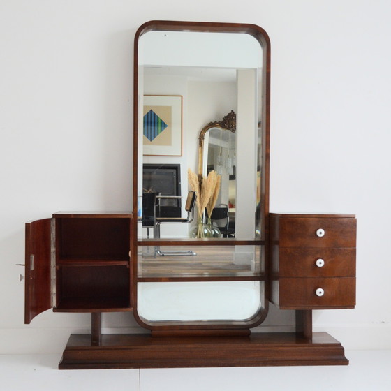 Image 1 of Art Deco 1930 Dressing table / Entrance cabinet
