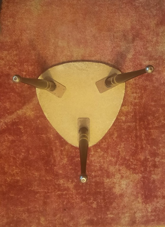 Image 1 of Tavolino laterale vintage speciale a forma di rene