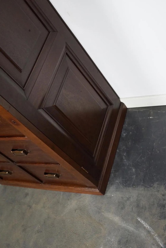 Image 1 of Mobiletto/cassettiera olandese in mogano, anni '30