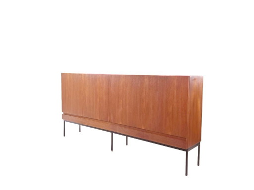 Vintage B60 Teak Highboard von Dieter Waeckerlin – Behr – high boards, Metal, Wood (photo 2 of 7)