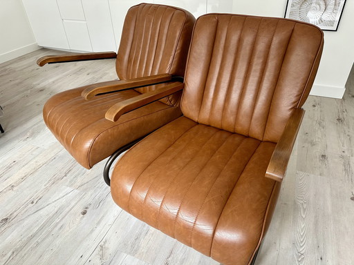 2x Vintage Lounge Chairs