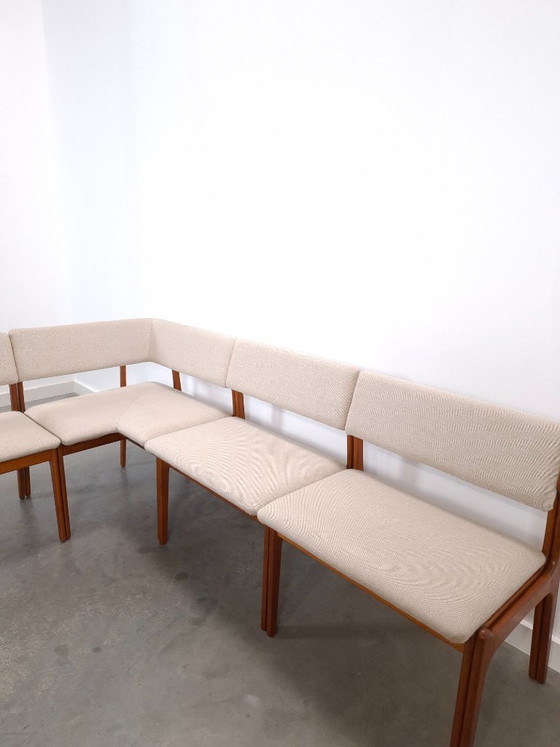 Dänische Modulare Teakholz Eckbank von Erik Buch für Odense Møbler, Modell Dinette, Esszimmerbank (photo 11 of 14)