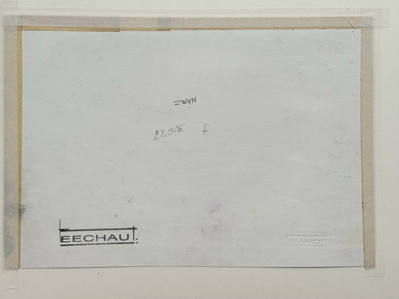 Image 1 of Eugène Eechaut (1928-2019) - Abstract landscape, 1975, signed, framed