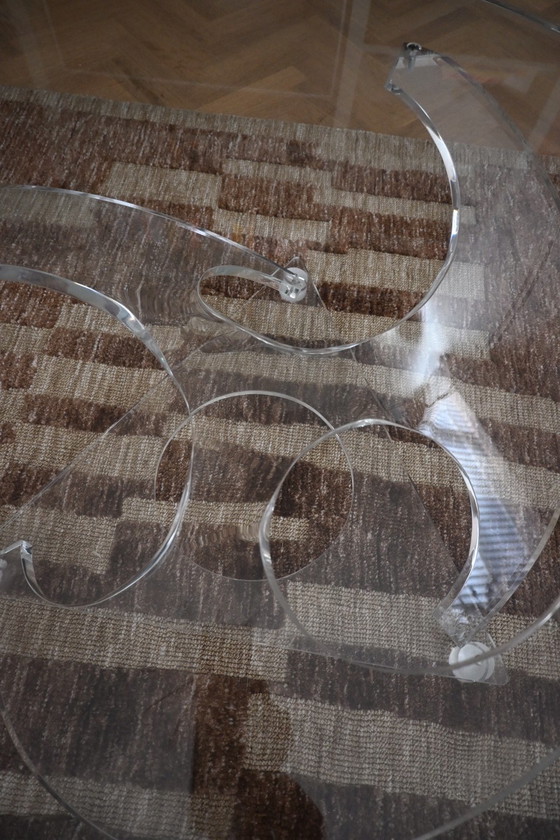 Plexiglass Coffee table, propeller. Style of Knut Hesterberg – Vintage (photo 10 of 13)