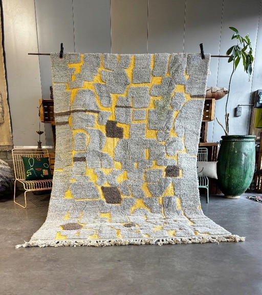 Marokkaans Mrirt-kleed 190x300 cm | Handgemaakt wollen vloerkleed