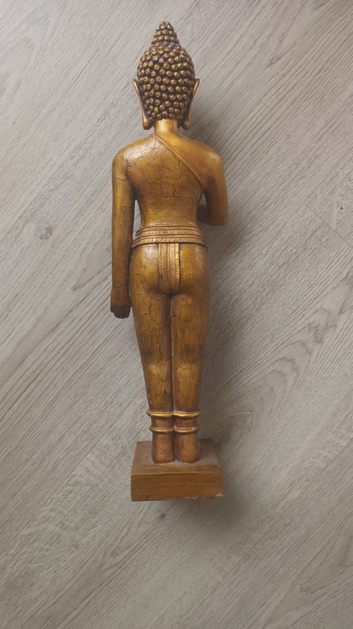 Statue de Bouddha en bois