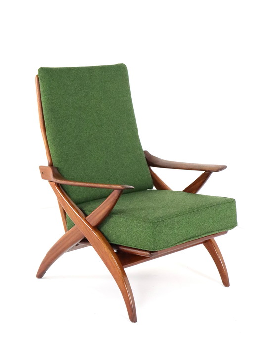 Image 1 of Topform Armchair 'Moordrecht' New Upholstery Vintage