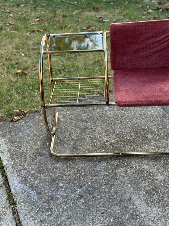 Vintage Messing Bankje, jaren 60 – Mid Century Modern (photo 5 of 6)