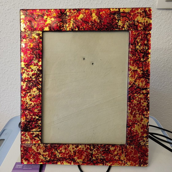 Image 1 of Marco grande de Murano con pan de oro, Hecho en Italia