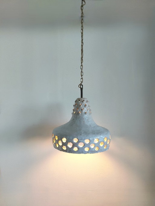 60s/70s Ceramic Danish ceiling lamp