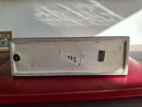 Image 1 of Antílope Gacela Cerámica Art Déco nacarada