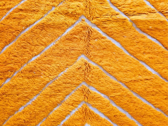 Image 1 of Handgemaakt oranje tapijt 200cm x 300cm