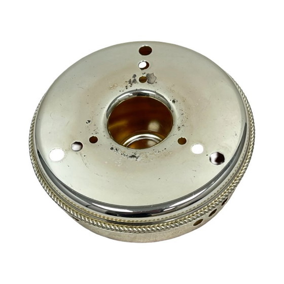 Image 1 of Chauffage vintage BBI von Braucke & Berkenhoff Iserlohn stövchen plaqué argent