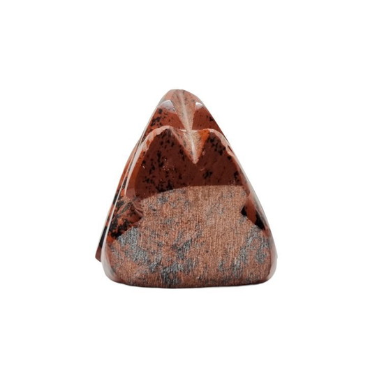 Image 1 of Vintage Azteek mahonie obsidiaan beeld