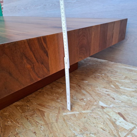 Image 1 of large solid teak coffee table Axel Vervoordt