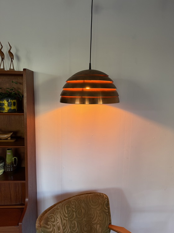 Image 1 of Lampada a sospensione vintage in rame 'Beehive', Hans Agne Jakobsson anni '70