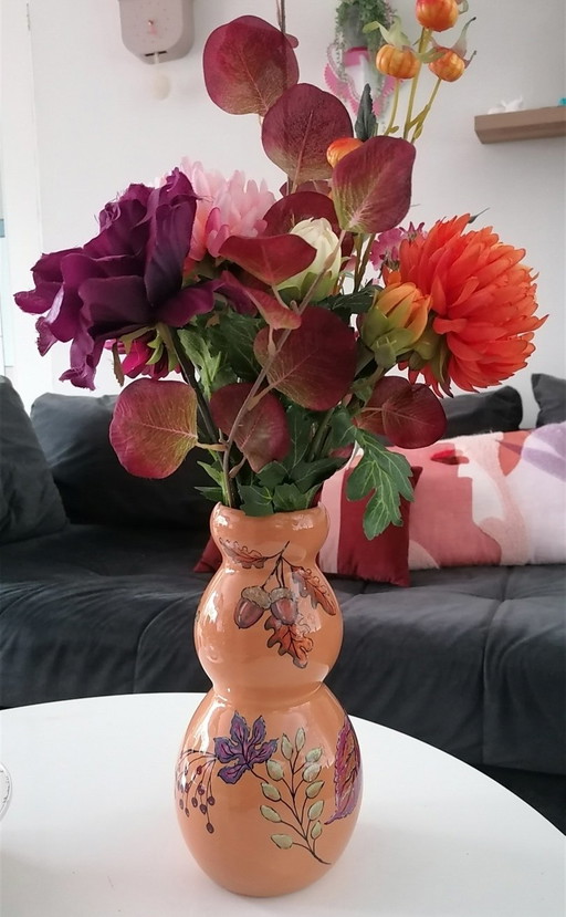 Hand-Painted/Signed Vase, Artist