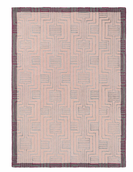 Brink en Campman Rug TB Kimno Pink 170 x 240, Brink & Campman, Rugs & carpets, Wool, Silver (photo 2 of 11)