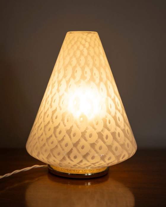 Lampada da tavolo vintage in vetro di Murano anni '70, design italiano – Lampade da tavolo (photo 8 of 8)