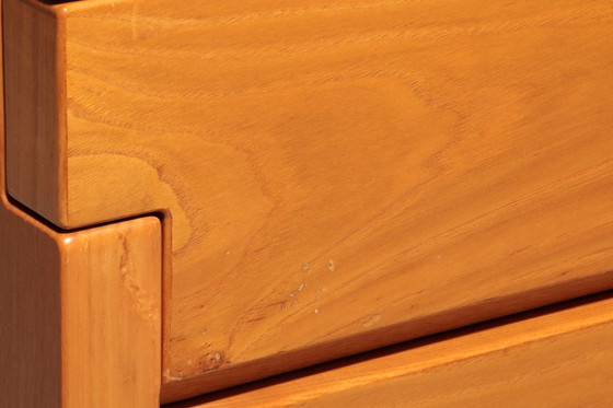 Image 1 of Italiaanse architectonische ladekast in essenhout