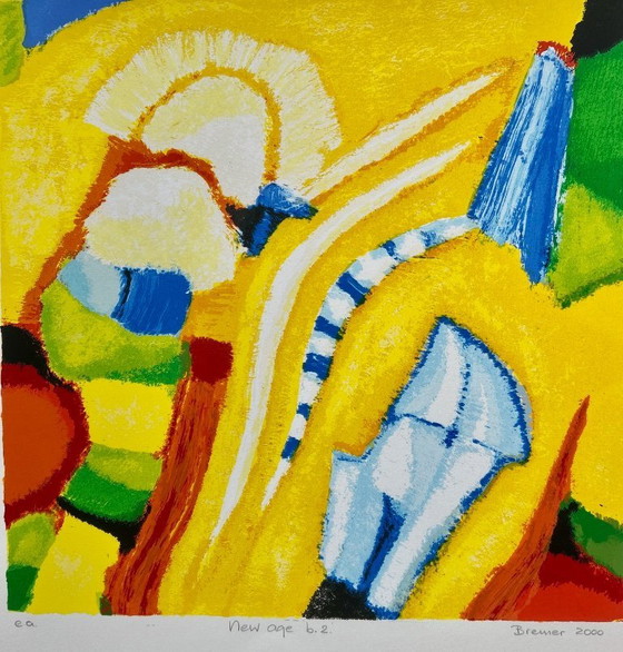 Image 1 of Serigrafía de Saskia Bremer - New Age B.2