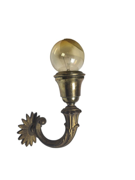 Applique murale Art Nouveau en bronze, Allemagne, années 1900 – wandlampen
