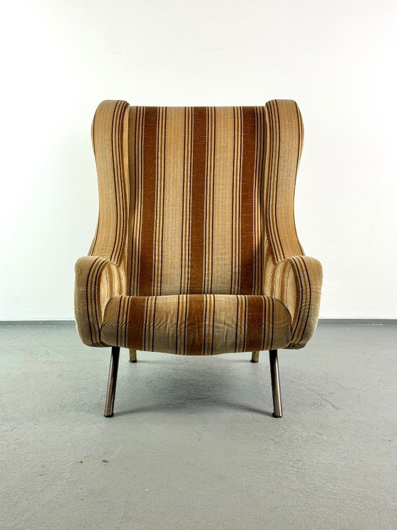 Marco Zanuso "Senior" Poltrona Per Arflex, 1951 – Poltrone, Brass (photo 4 of 13)