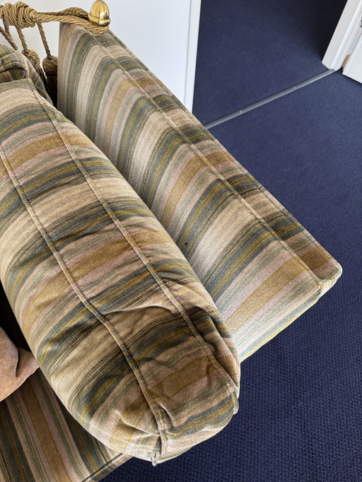 Vintage 2-seater sofa in 80s style retro