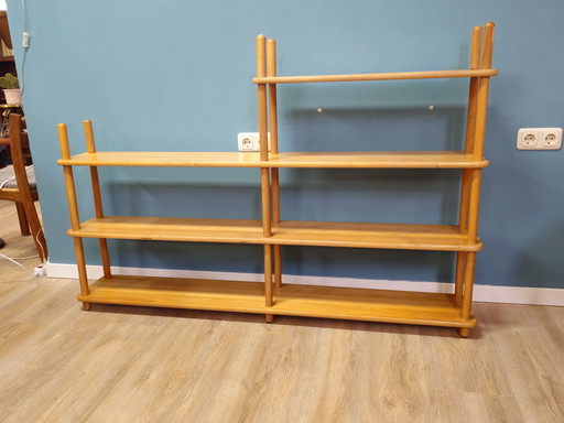 Credenza libreria vintage Willem Lutjens Stokkenkast Roomdivider