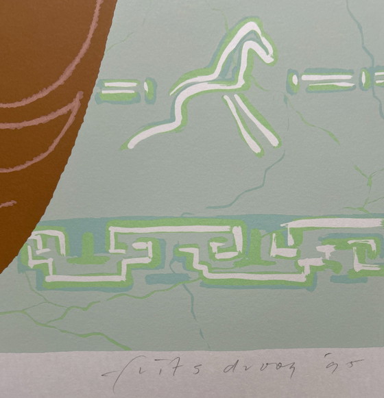 Image 1 of Silkscreen Frits Droog - Amphora