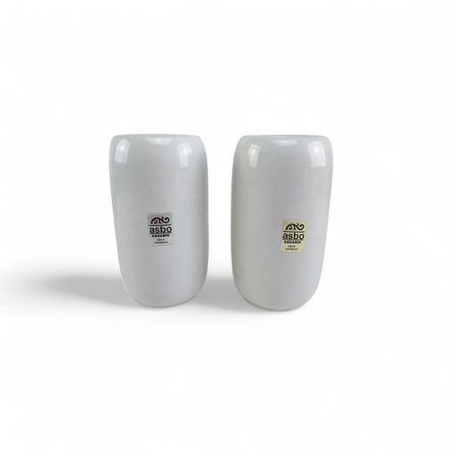 4 x ASBO ceramic tea light holder Denmark Stentoj danish design