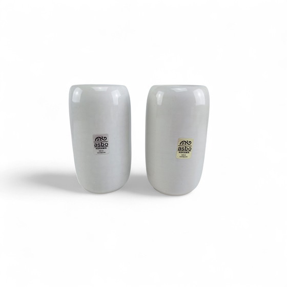 Image 1 of 4 x ASBO ceramic tea light holder Denmark Stentoj danish design