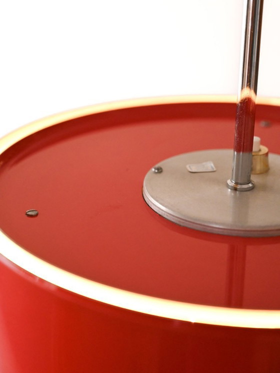 Image 1 of Lampada a sospensione rossa svedese “Bumling” di Anders Pehrson