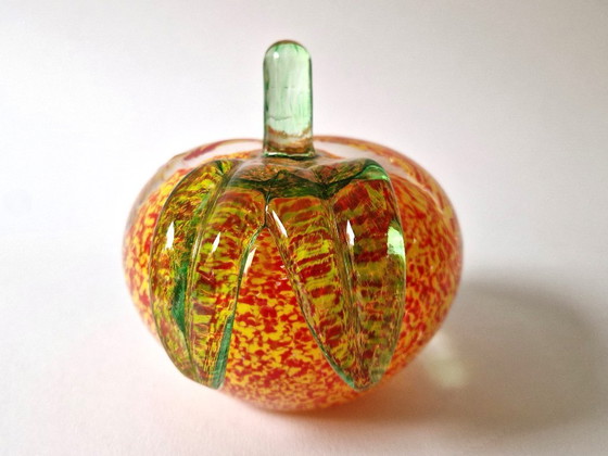 Image 1 of Johansfors Sweden - Solid "Astrakan" apple by Luigi Barbaro - Signed