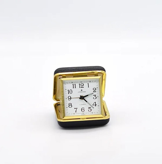 Image 1 of Vintage Junghans 1960s Travel Alarm Clock – Elegant Mid-Century Design