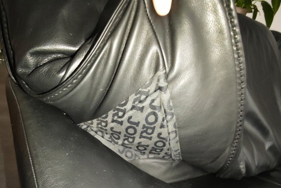 Image 1 of Jori black leather armchairs vintage