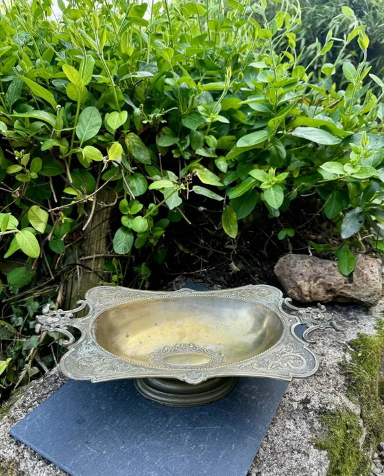Grande ciotola da frutta con mascherone firmata WMF, periodo Art Nouveau. – Ciotole (photo 10 of 11)