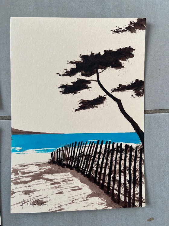 Image 1 of Conjunto de 7 bocetos, 21x15cm