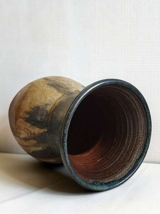 Image 1 of Baluster vase in stoneware signed Maurice Pitot / Bouffioulx