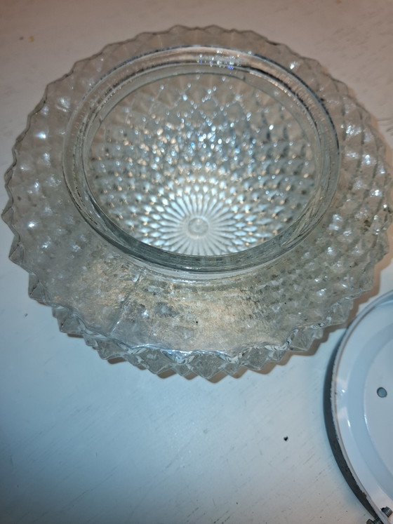 Plafonnier Ananas Vintage – Massive, Glass, Metal (photo 3 of 5)