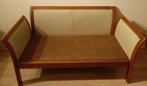 3-piece Mid-Century Designer Set by Dreipunkt International Model Scala – Sofas, Textile, Wood (photo 4 of 11)