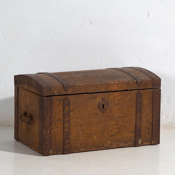 Small antique chest (Year 1871) #3 – Chest of drawers, Rustic (photo 7 of 40)