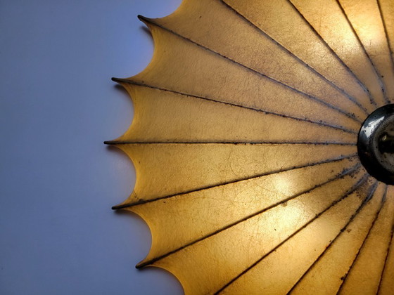 Image 1 of Vintage Cocoon ceiling lamp by Friedel Wauer for Goldkant Leuchten