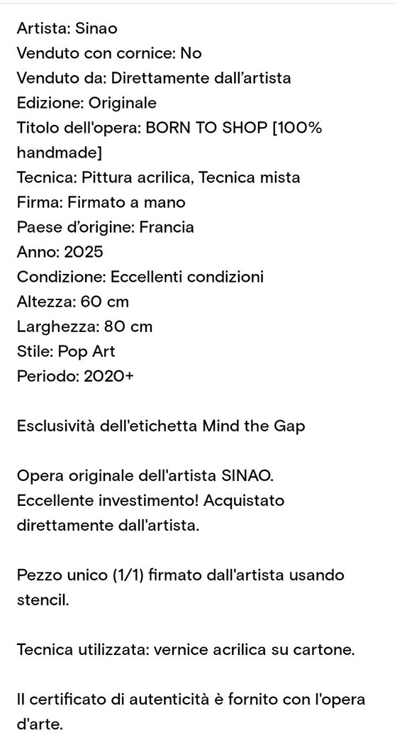 Image 1 of SINAO „Zum Einkaufen geboren“