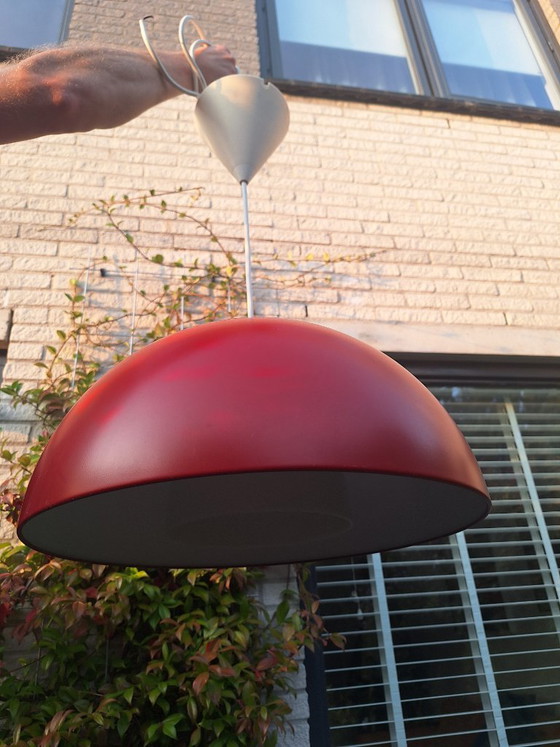 Ikea Brasa Vintage Red Dome Lamp – Pendant lamps, Metal (photo 4 of 8)