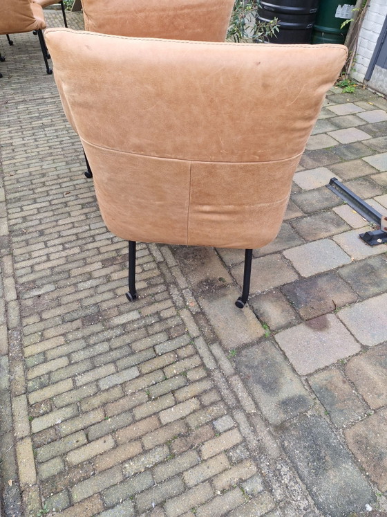 4 sedie robuste in pelle, marca Chill line, Sedie da pranzo, Metallo, Nero (foto 9 di 14)