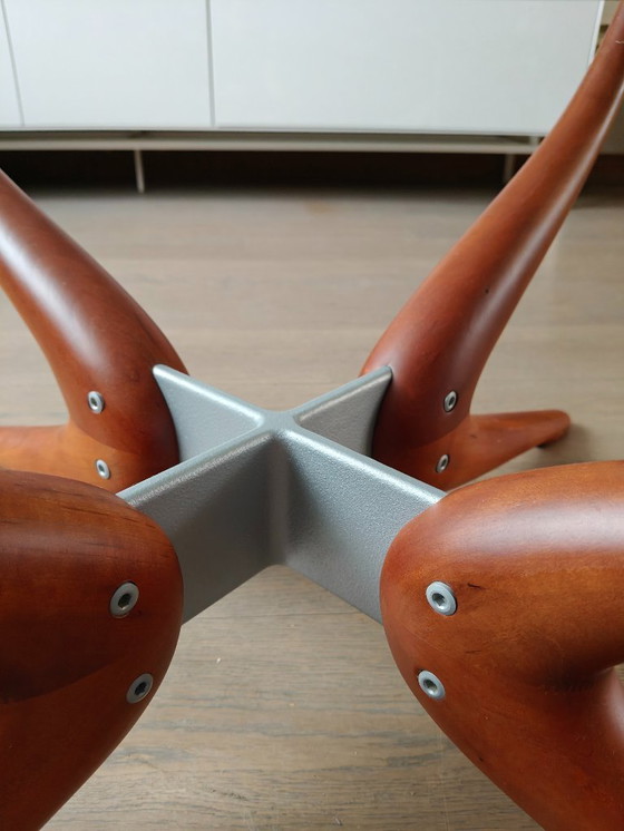 Image 1 of Porada Denuo Salontafel – Italiaans Design – Massief Hout & Glas